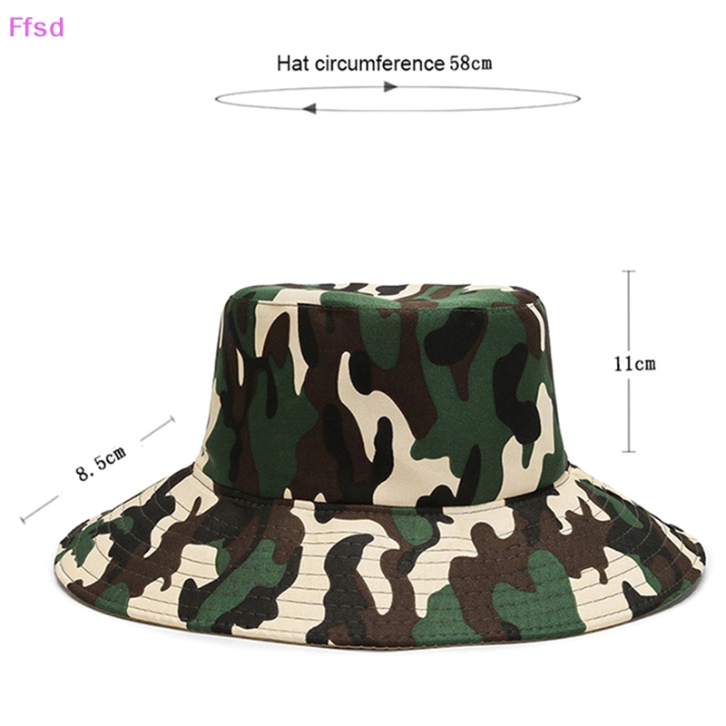 {Ffsd} Mũ Chống Nắng Vành Rộng Thoáng Khí Đi Biển Mùa Hè Họa Tiết Rằn Ri Cho Nam * Bán Chạy