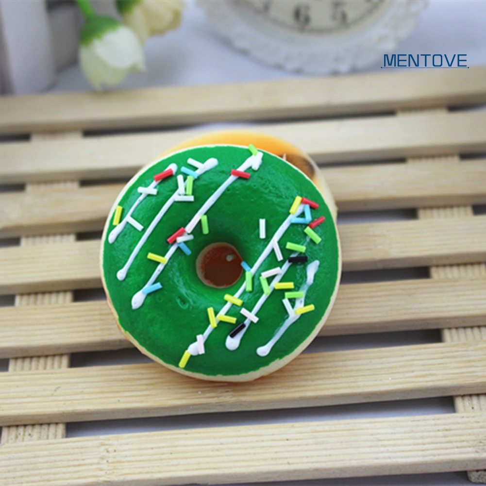 Đồ Chơi Nắn Bóp Đàn Hồi Giảm Stress Hình Bánh Donut