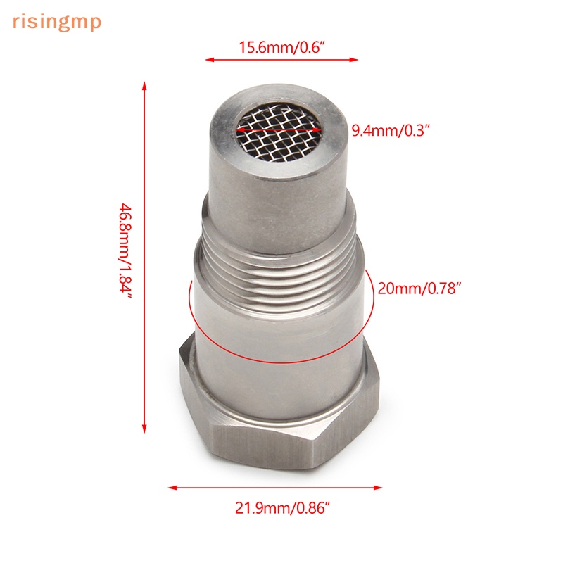 Bộ Lọc Khí Oxy O2 M18 * 1.5 Bằng Thép Không Gỉ Chuyên Dụng Cho Xe Hơi