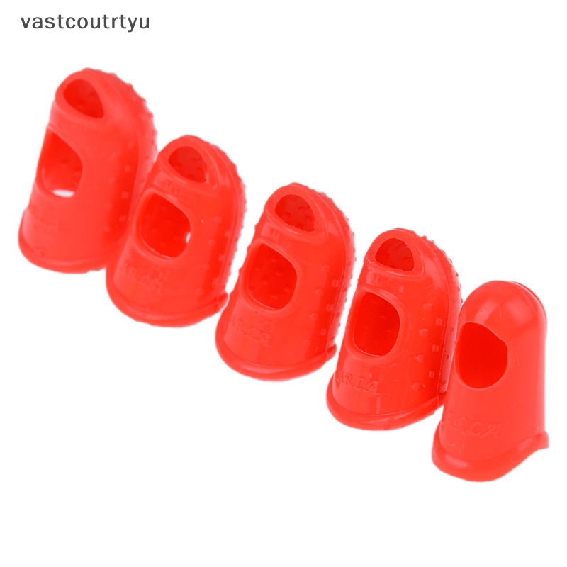 Bộ 5 Nút Silicone Bọc Ngón Tay Chơi Đàn Guitar