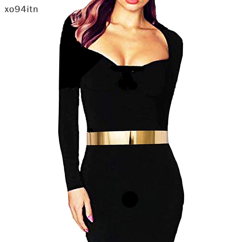 Thắt Lưng Nữ Kim Loại Mạ Vàng / Bạc Thời Trang