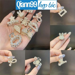 ✨QIAN99 Kẹp Tóc Đính Ngọc Trai Cao Cấp