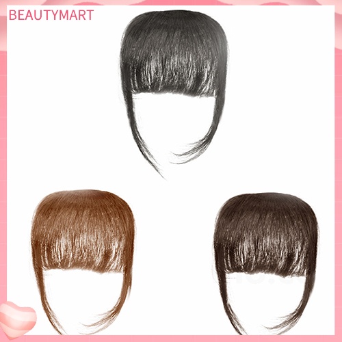 Tóc Mái Thẳng Mỏng Có Kẹp Phía Trước Thời Trang Cho Nữ