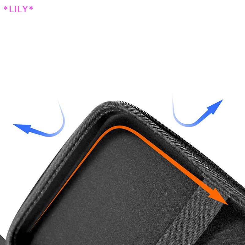 Lily 1PC bóng bàn BAT Bìa mái chèo Eva Túi ping pong trường hợp zip Túi Gói Túi 290x195x50mm vợt túi không thấm nước bao gồm uuu