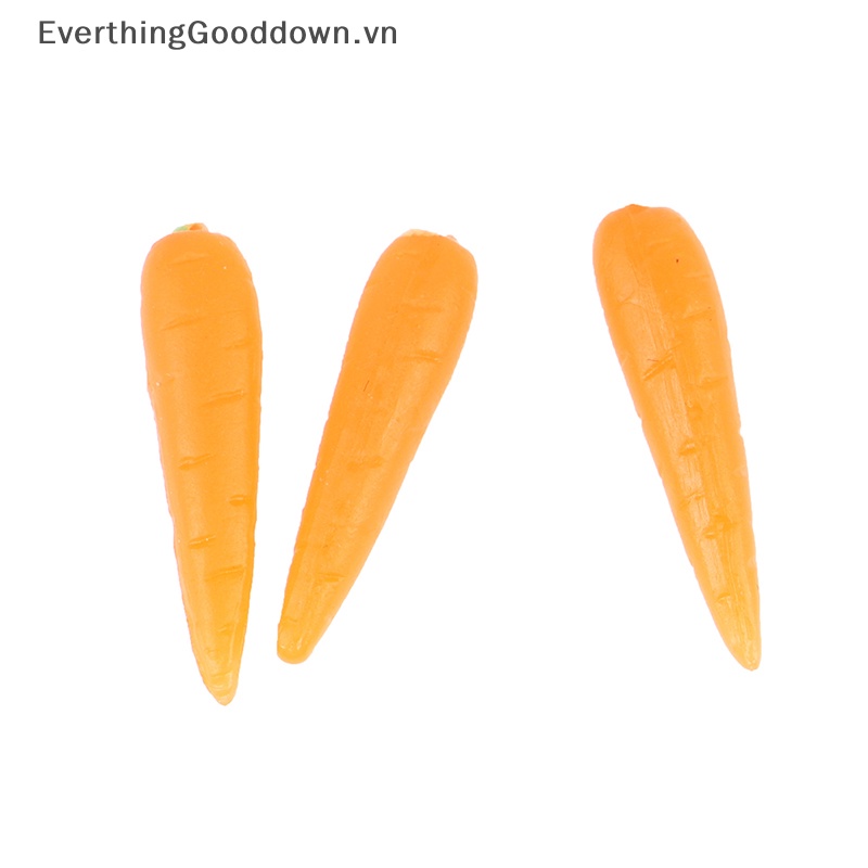 Set 10 Củ Cà Rốt Mini Trang Trí Nhà Búp Bê