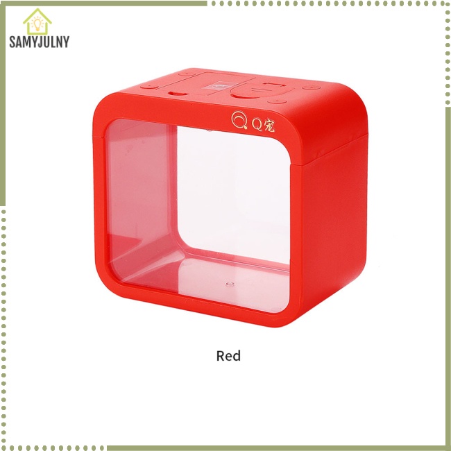 Hộp Bể Cá Mini Có Đèn 5 Màu Với Vỏ Tháo Rời Được Sáng Tạo