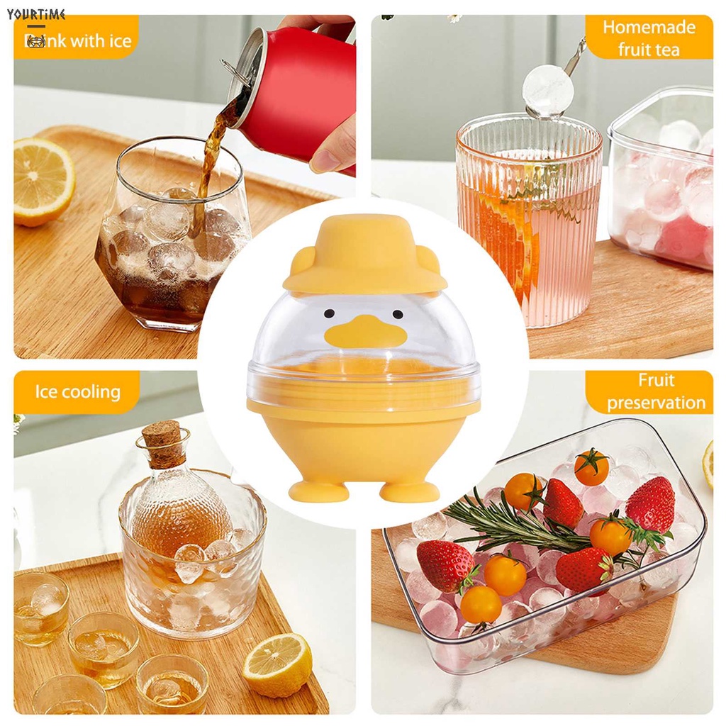 Khuôn Silicone Làm Đá Hình Bóng Đèn Chống Rò Rỉ