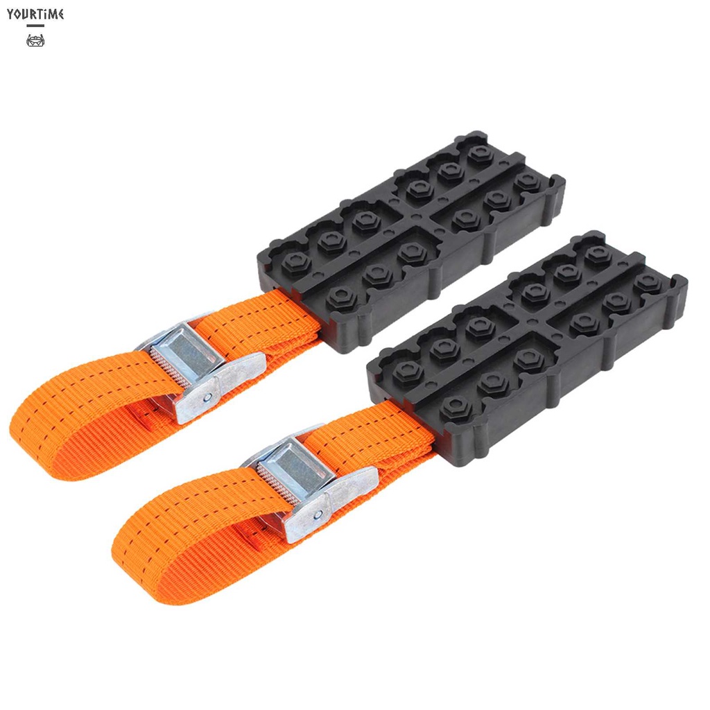 Set 1 / 2 Dây Xích Thoát Hiểm Chống Trượt Cho Bánh Xe Hơi