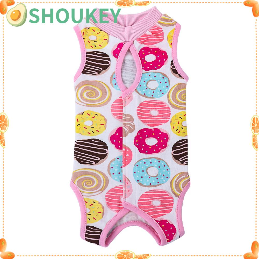 Bộ Quần Áo Phẫu Thuật Bằng Vải Cotton Cho Thú Cưng SHOUKEY