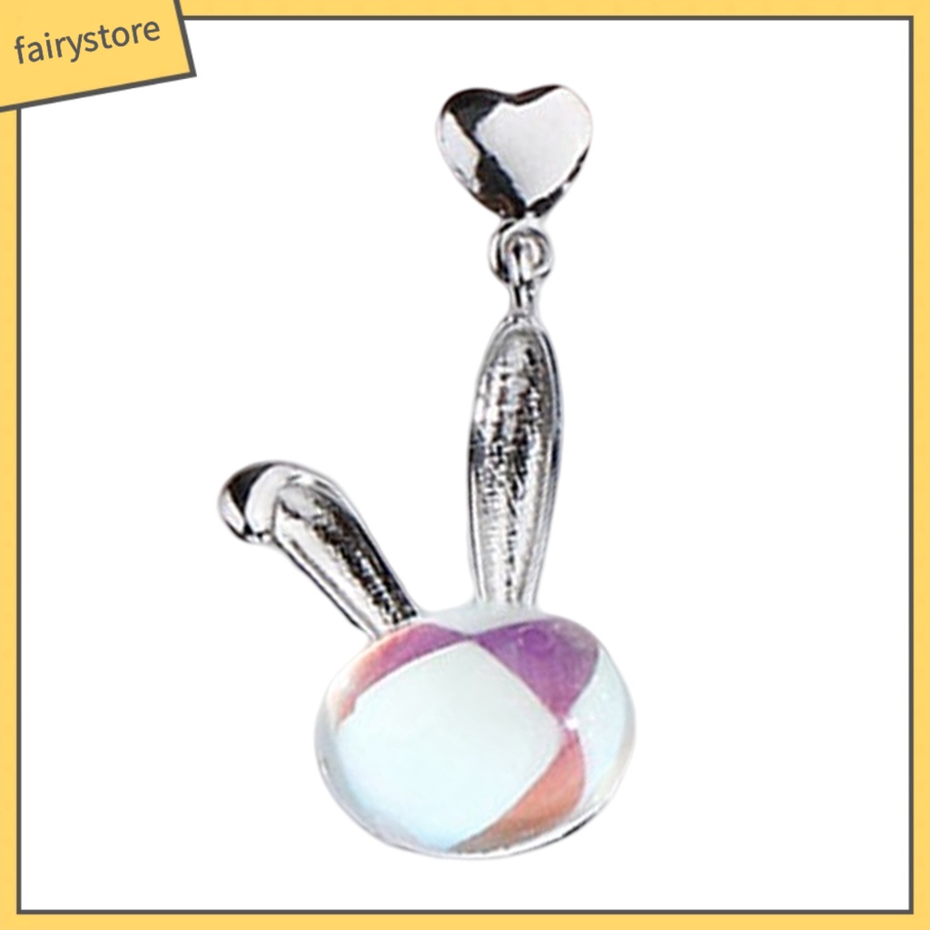 1 Bông Tai Hình Mặt Trăng / Trái Tim / Đá Mặt Trăng Bằng Đồng Trang Trí Chống Rỉ Sét [FRO] [FRO] 1 Chiếc Bông Tai Đinh Tán / Trái Tim / Tai