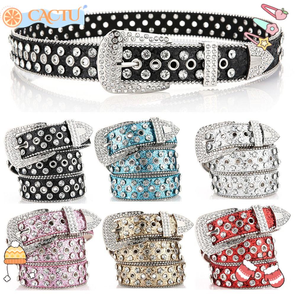 Thắt Lưng Da Lấp Lánh Phong Cách Lolita Thời Trang Sang Trọng Dành Cho Nữ