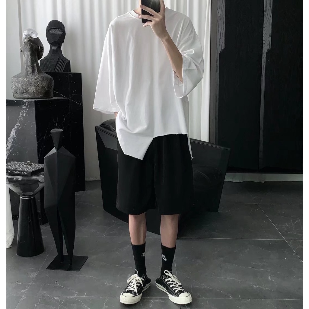 Áo Thun Tay Ngắn Dáng Rộng Thời Trang Mùa Hè Cho Nam