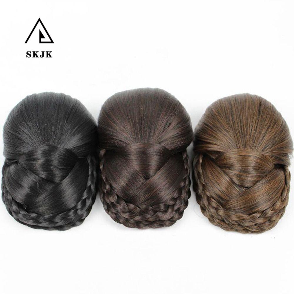 Búi Tóc Giả Chất Lượng Cao Phong Cách Retro Cho Nữ