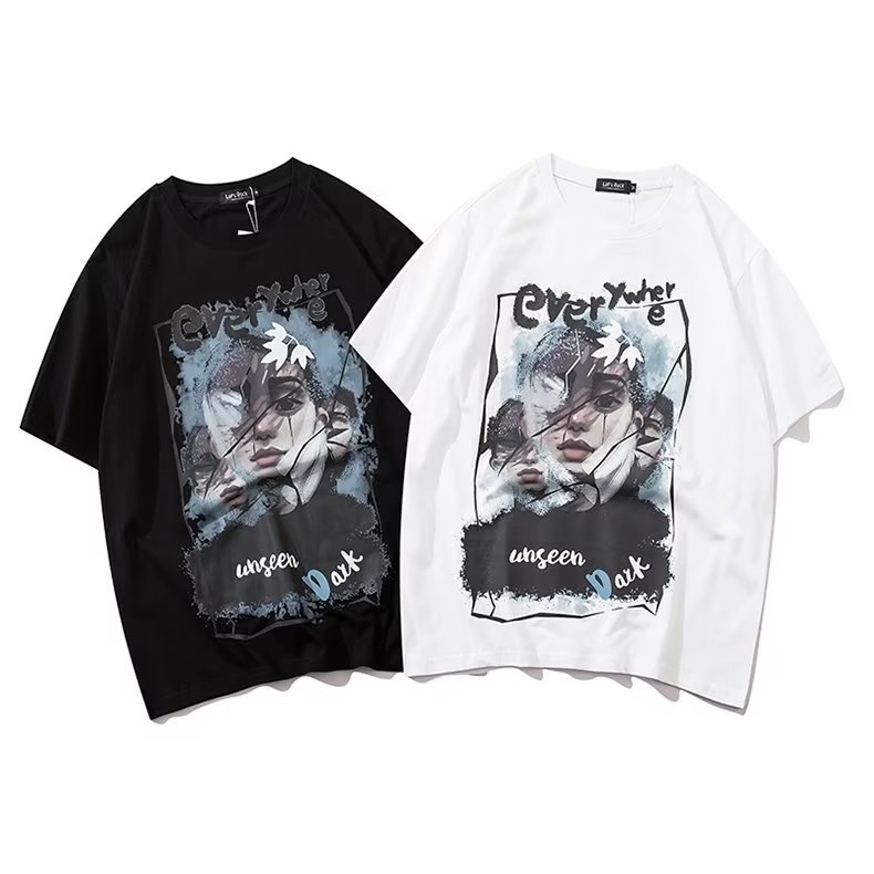 Áo Thun Tay Ngắn Dáng Rộng Cỡ Lớn 150kg Phong Cách Hip Hop Thời Trang Mùa Hè Cho Nữ