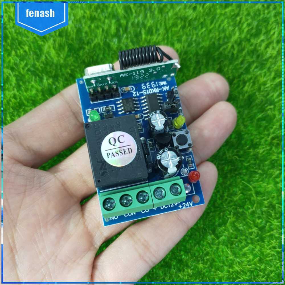 Điều Khiển Từ Xa Không Dây DC 12V 433MHz Cho Cổng Đèn XD#[Tiếng Vnash.vn] 3