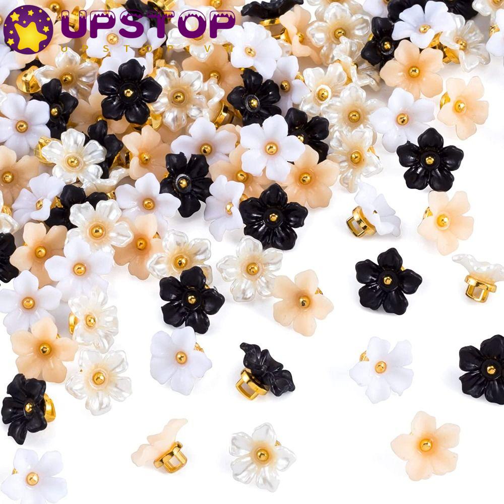 Nút Áo Hình Bông Hoa Bằng Nhựa resin DIY