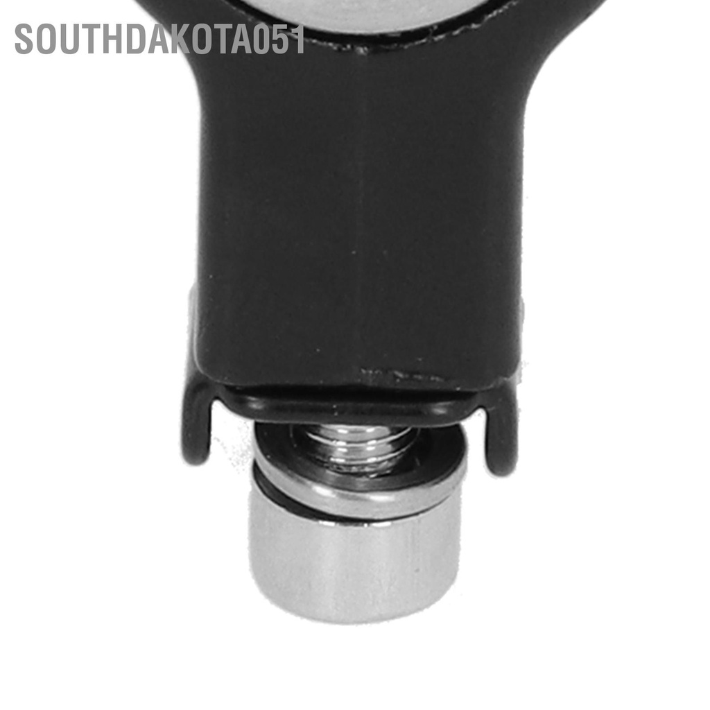 Southdakota051 Khóa mũ bảo hiểm xe máy kim loại mật 2 phím cho tay lái 0.9‑1.1in Đa năng