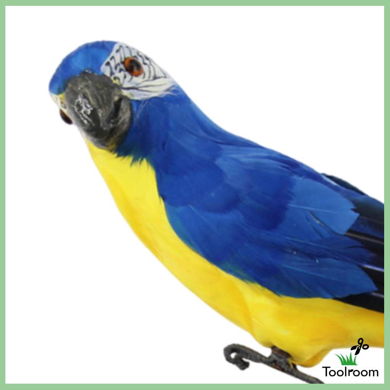 Mô Hình Chim Vẹt Nhân Tạo Sống Động Như Thật Kích Thước 60cm Trang Trí Tiệc Ngoài Trời