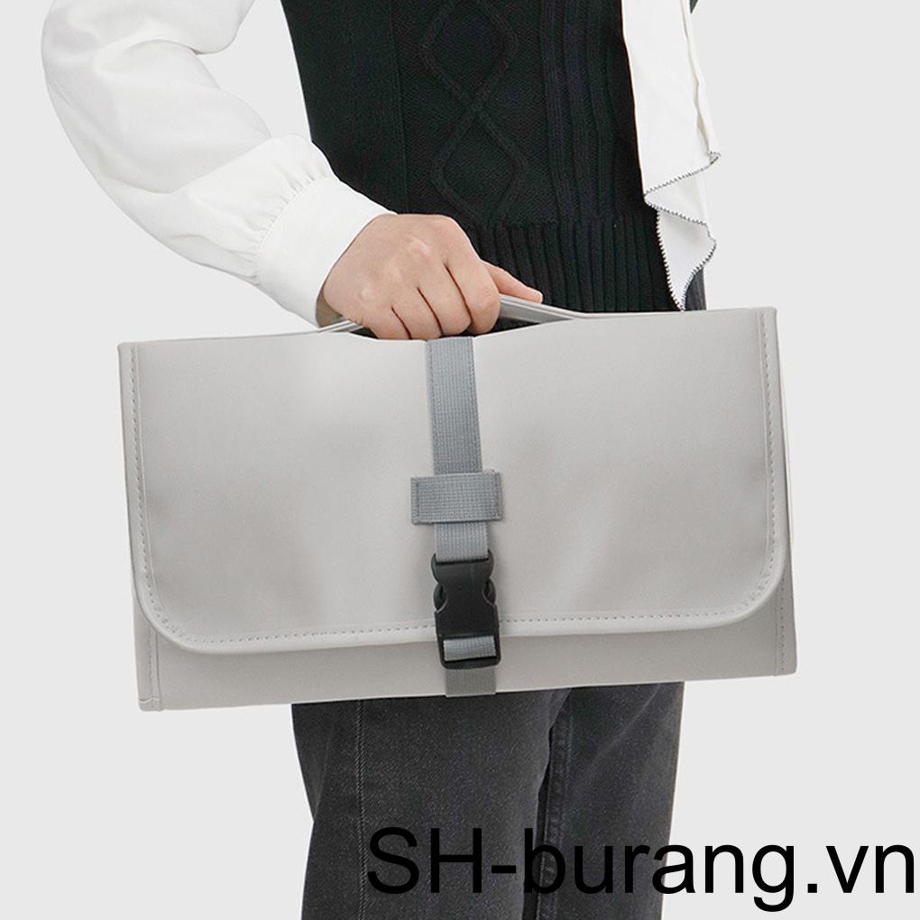 Túi Đựng Máy Bay Bằng PU Màu Đen Gấp Lại Được Tiện Lợi Dành Cho Đi Du Lịch