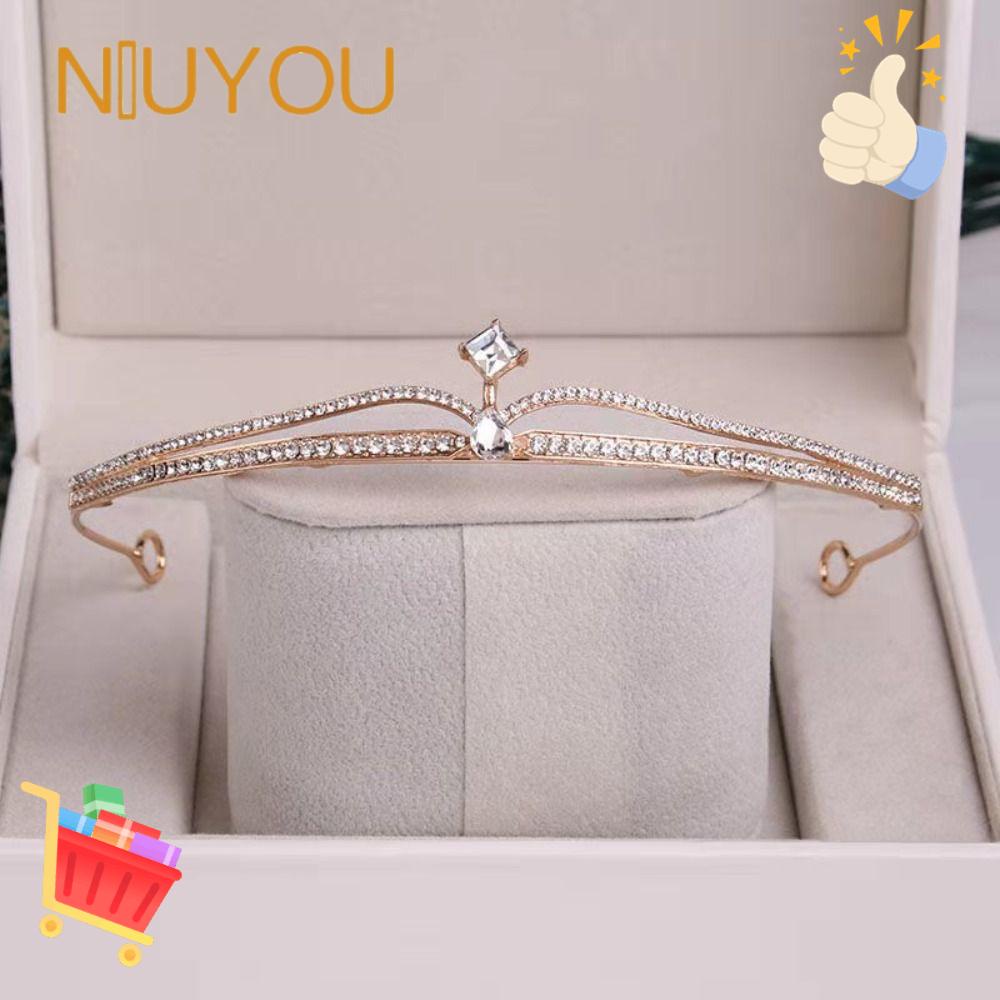 Vương Miện Công Chúa Bằng Hợp Kim Cho Cô Dâu|Khăn Trùm Đầu Thiết Kế Đơn Giản Tiện Dụng