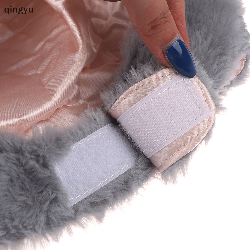 Mũ Tai Thỏ Bằng Vải Bông Giữ Ấm Tai Dễ Thương Dành Cho Bé Gái