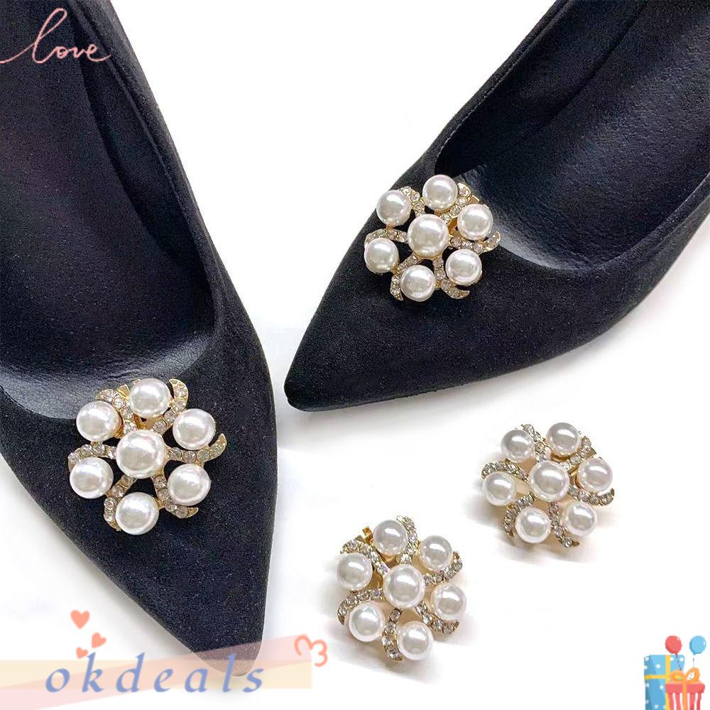 Set 2 Khóa Kẹp Giày Cao Gót Quyến Rũ Cho Cô Dâu