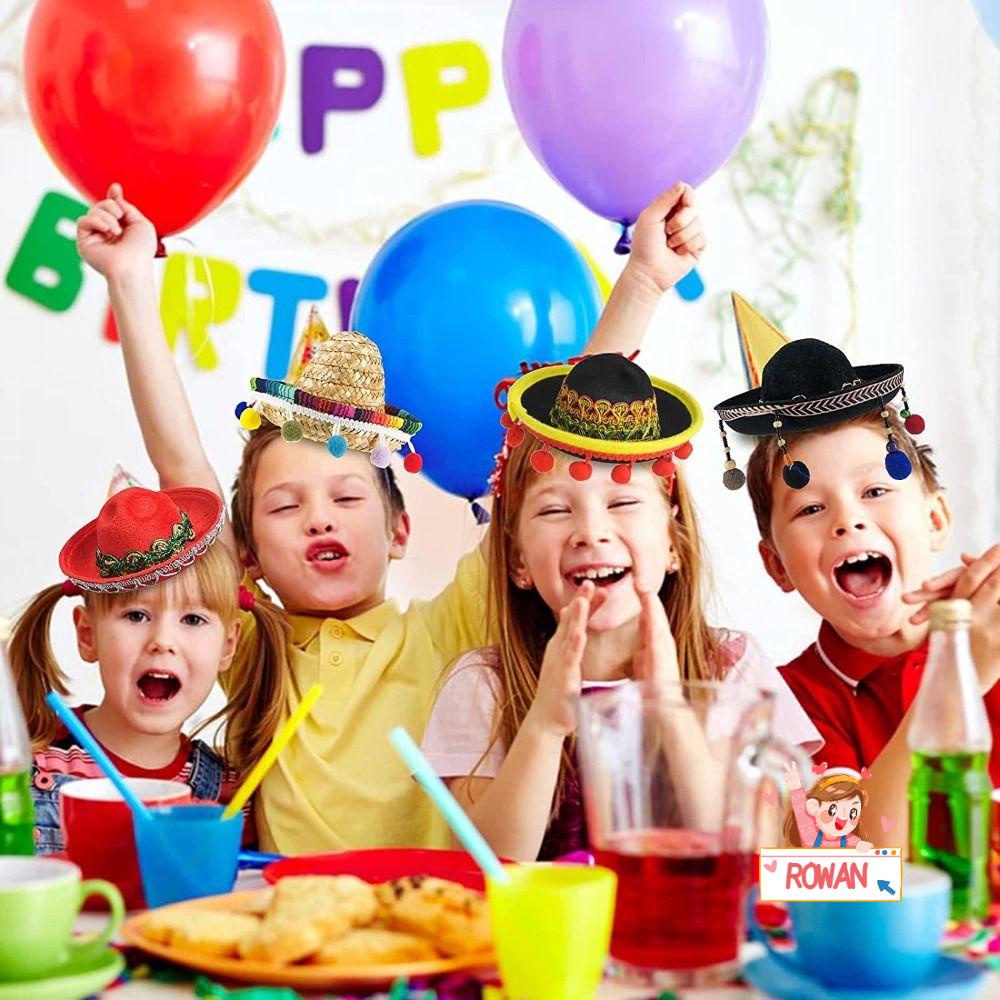 Băng Đô Cài Tóc Sombrero Phong Cách Mexico Mới