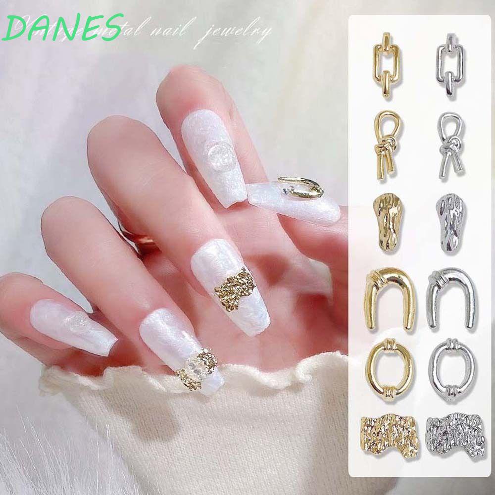 Phụ Kiện Trang Trí Móng Tay 3D Bằng Kim Loại Thời Trang Dành Cho Nữ