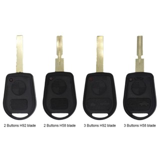DIEAIYA Vỏ Chìa Khóa 2 / 3 Nút Cho Xe Hơi BMW E31 E32 E34 E36 E38 E39 E46 Z3