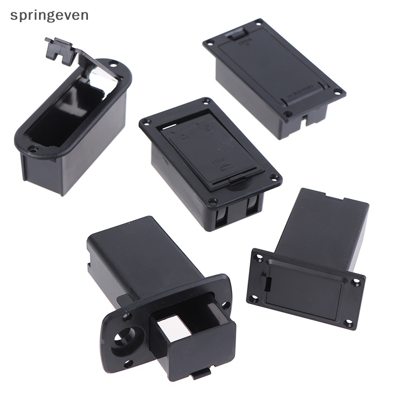 Hộp Pickup Lò Xo 9V 9V Kèm Giá Đỡ / Vỏ Bọc Cho Đàn Guitar Bass