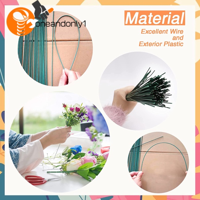 Set 100 Bông Hoa Nhân Tạo Có Thể Uốn Cong Linh Hoạt Trang Trí Tiệc Cưới