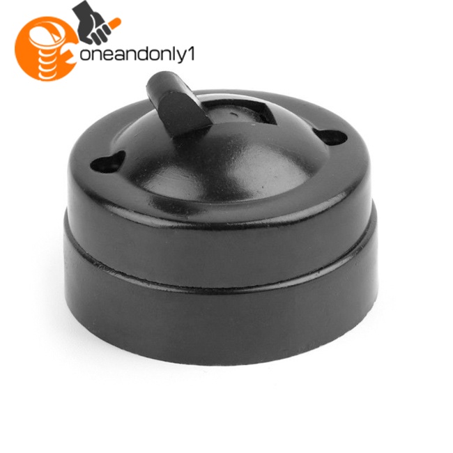 [COD] Công Tắc Đèn Gắn Tường Một Nút Tròn Cổ Điển Thời Trang