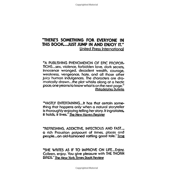 Sách The Thorn Birds