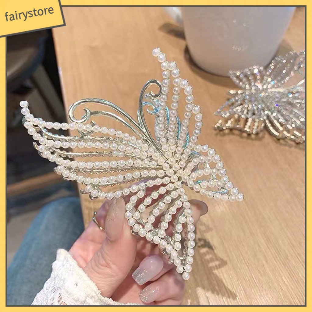 Kẹp Tóc Càng Cua Đính Đá Lấp Lánh Sang Trọng Siêu Bền