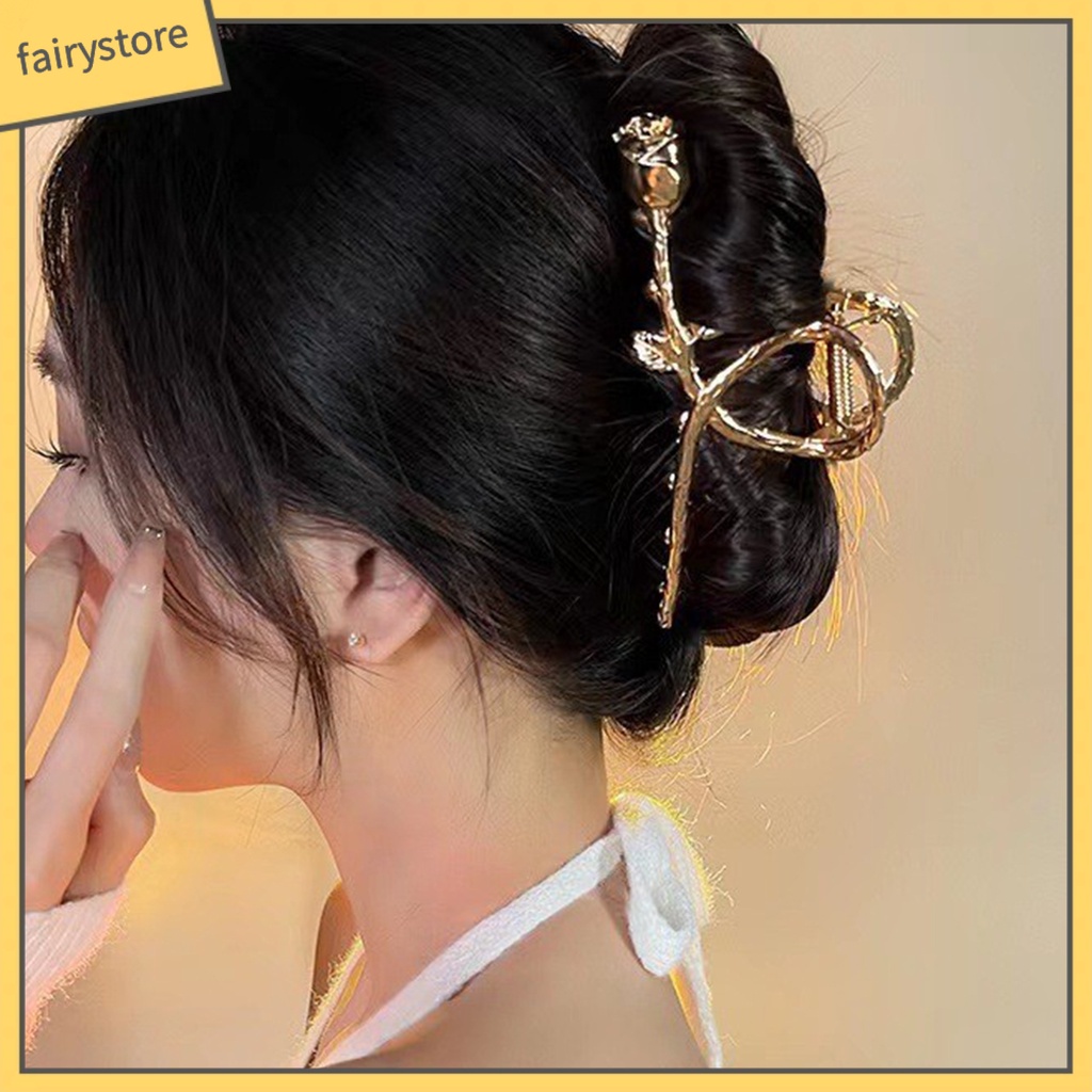 Kẹp Tóc Càng Cua Đính Đá &amp; Ngọc Trai Giả Hình Đuôi Cá