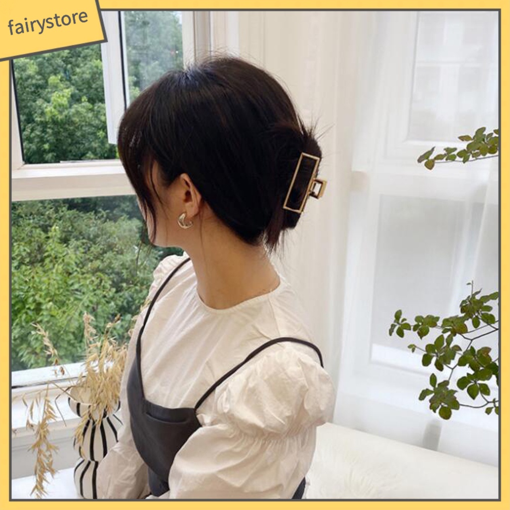 Kẹp Tóc Kim Loại Thiết Kế Thanh Lịch Cho Nữ