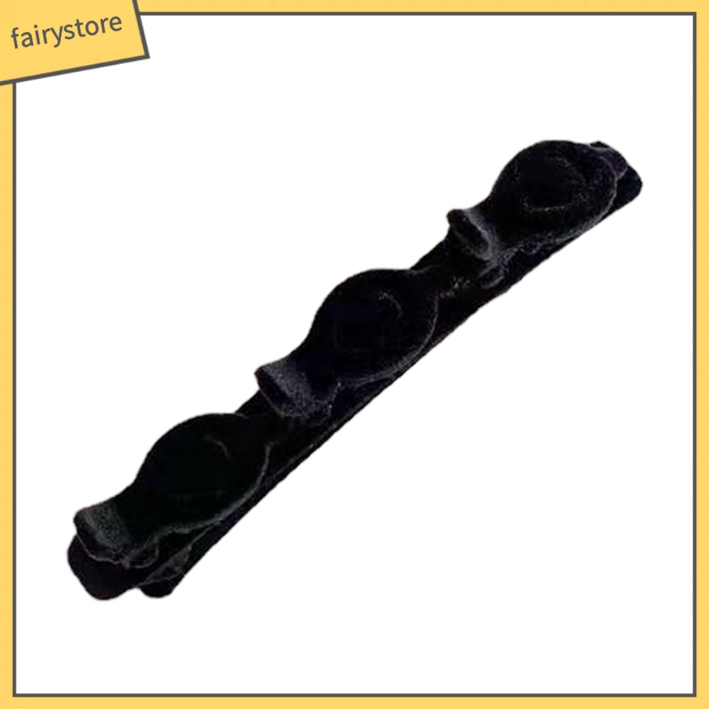 Kẹp Tóc Hai Lớp Bằng Nhung Phong Cách Hàn Quốc Thanh Lịch