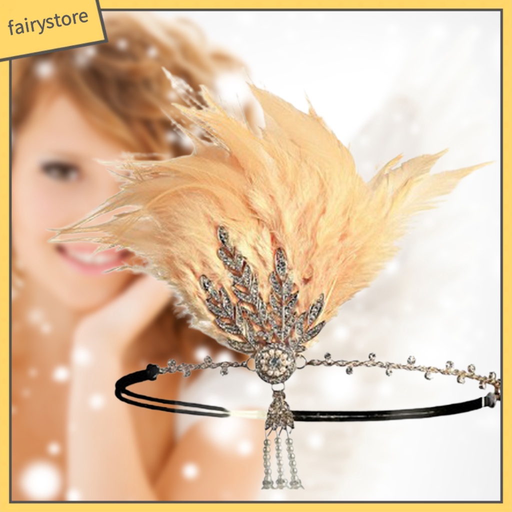 [FRO] Băng Đô Co Giãn Đính Ngọc Trai Giả Tua Rua Tinh Tế Chống Trượt Đa Năng Làm Quà Tặng Chụp Ảnh Cho Nữ