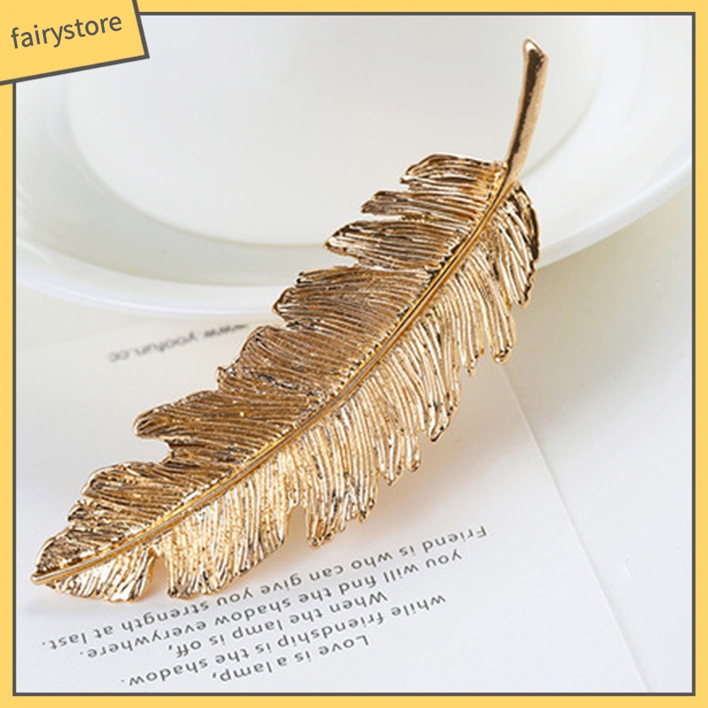 Set 3 Kẹp Tóc Hình Chiếc Lá Phong Cách Vintage