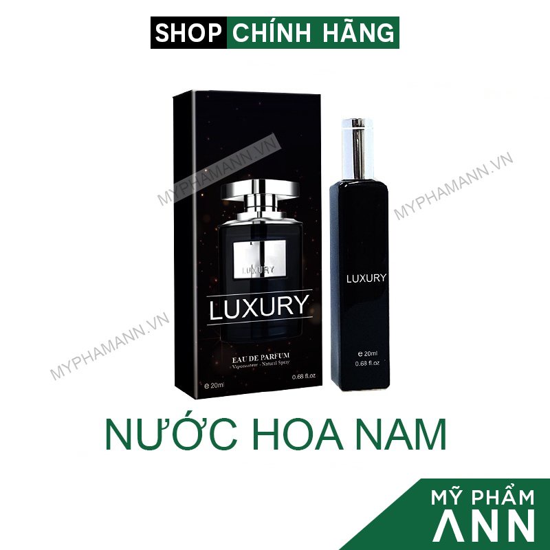 Nước Hoa Nam Luxury Chính Hãng 20ml - Mùi Hương Sang Trọng Đẳng Cấp