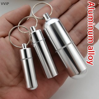 Hộp Đựng Tăm Xỉa Răng Bằng Nhôm Chống Thấm Nước Có Móc Khóa Tiện Dụng Mang Theo Du Lịch Cắm Trại