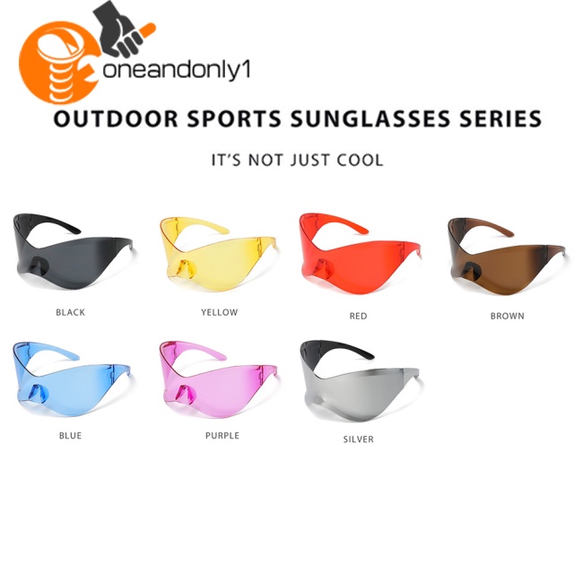 1 Cặp Kính Mát Y2k Chống Tia Uv400 An Toàn Khi Lái Xe / Câu Cá Cho Nam