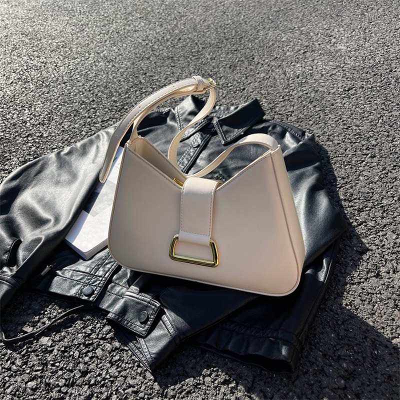 Túi Đeo Chéo Hình Vuông Nhỏ Màu Trơn Đơn Giản Thời Trang Phong Cách Hàn Quốc Cho Nữ