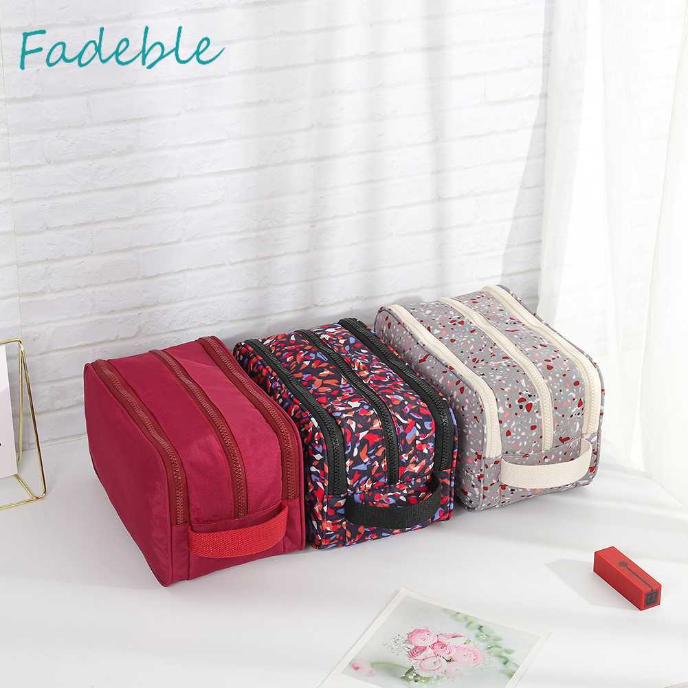 Túi Đựng Mỹ Phẩm Chia Ngăn Khô Ướt Chống Thấm Nước Tiện Dụng