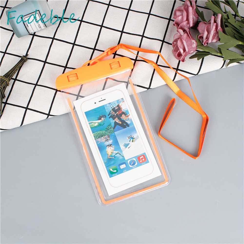 Túi Đựng Điện Thoại Chống Thấm Nước Màn Hình Cảm Ứng Dạ Quang Dùng Khi Đi Bơi