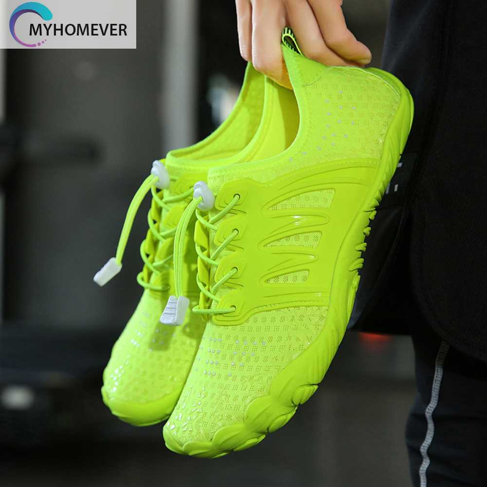 Giày Thể Thao Siêu Nhẹ Co Giãn Thoáng Khí Thời Trang Cho Nam Nữ