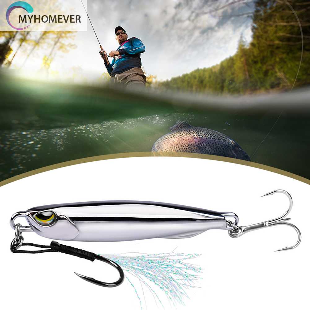 Mồi Câu Cá Giả Bằng Sắt Mạ Điện Tiện Dụng