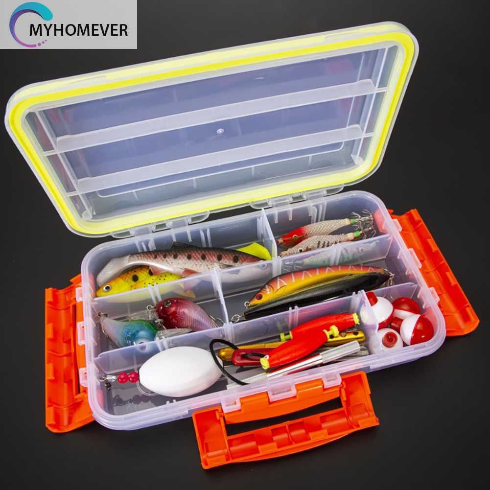 Hộp Đựng Mồi Câu Cá Bằng Nhựa PP Nhiều Ngăn Tiện Dụng