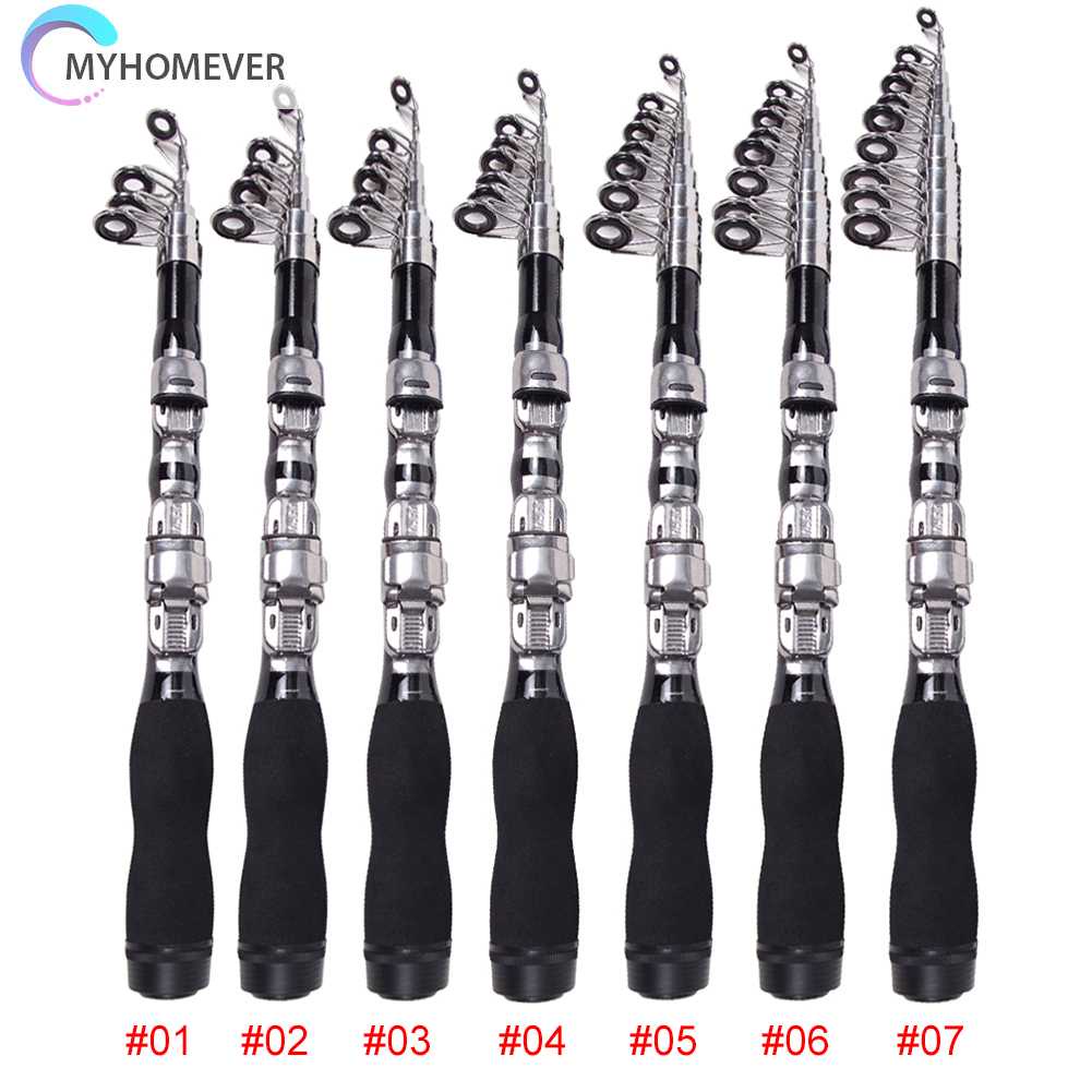 Cần Câu Cá Siêu Ngắn Bằng Carbon Chất Lượng Cao