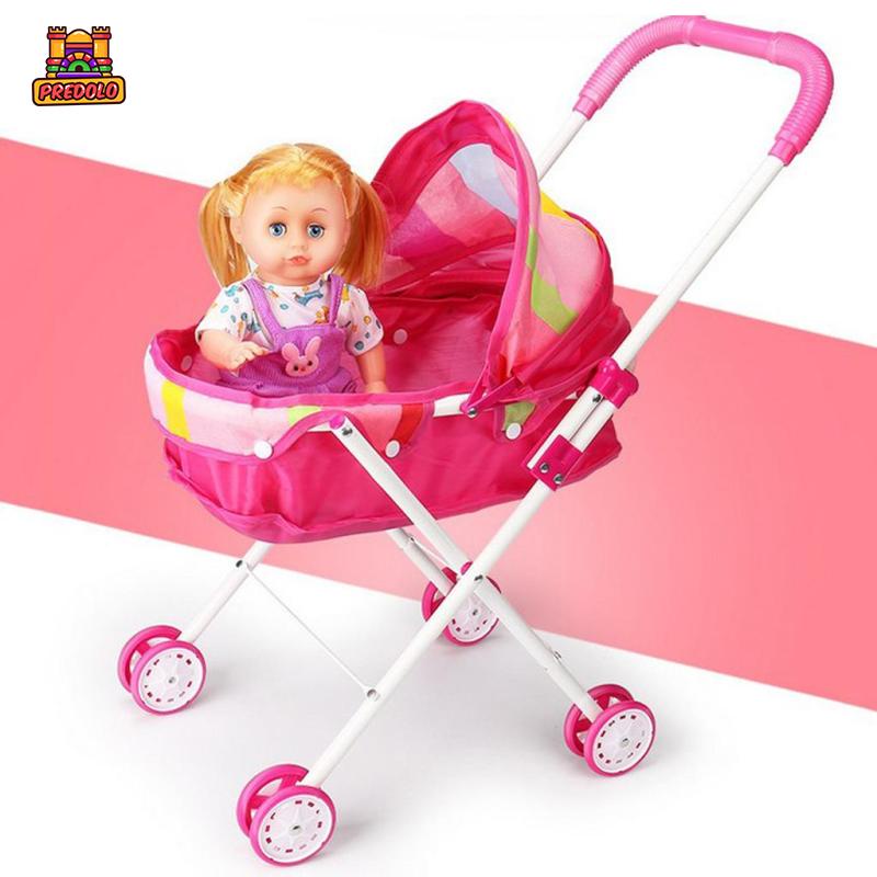 Predolo  Ghế Đẩy Búp Bê Mini Có Thể Gập Lại Cho Mellchan